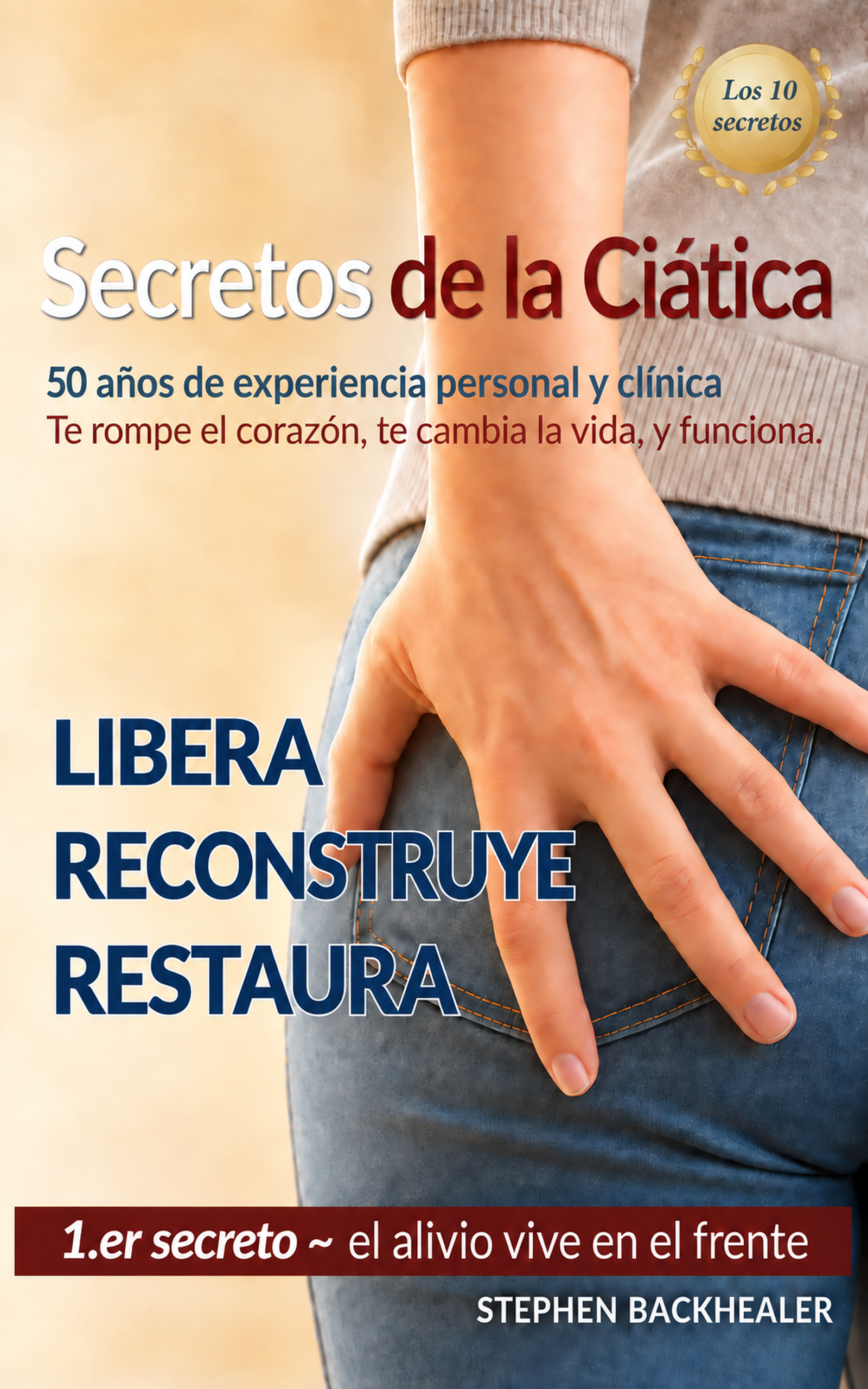 Portada de Secretos de la Ciática en español